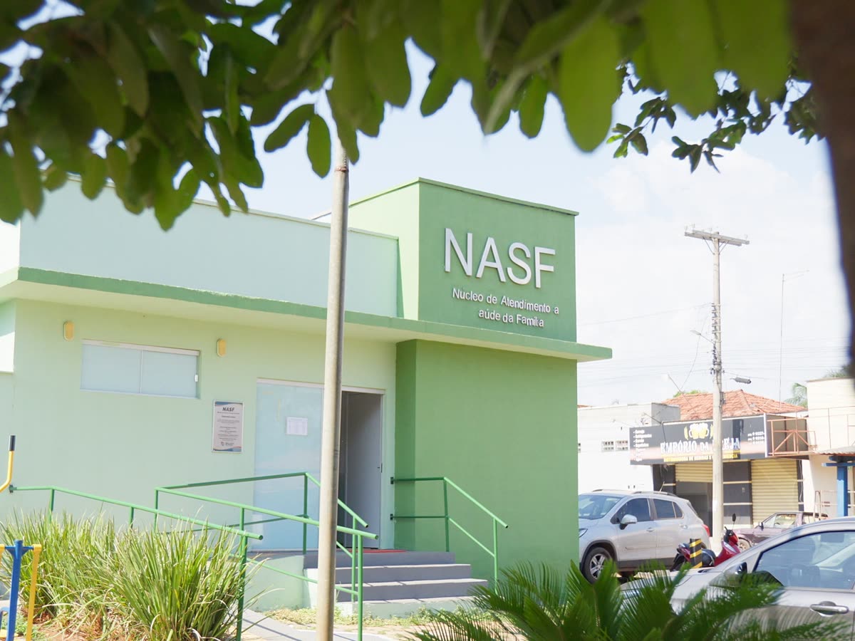 Fachada do Núcleo de Apoio à Saúde da Família